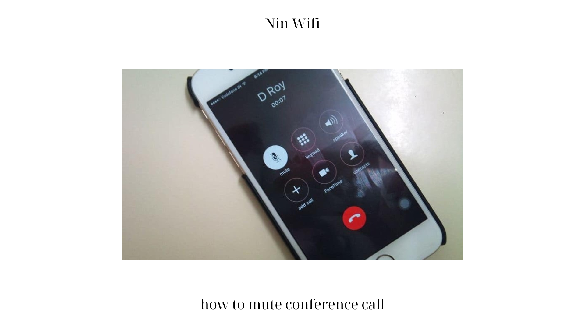 how to mute conference call