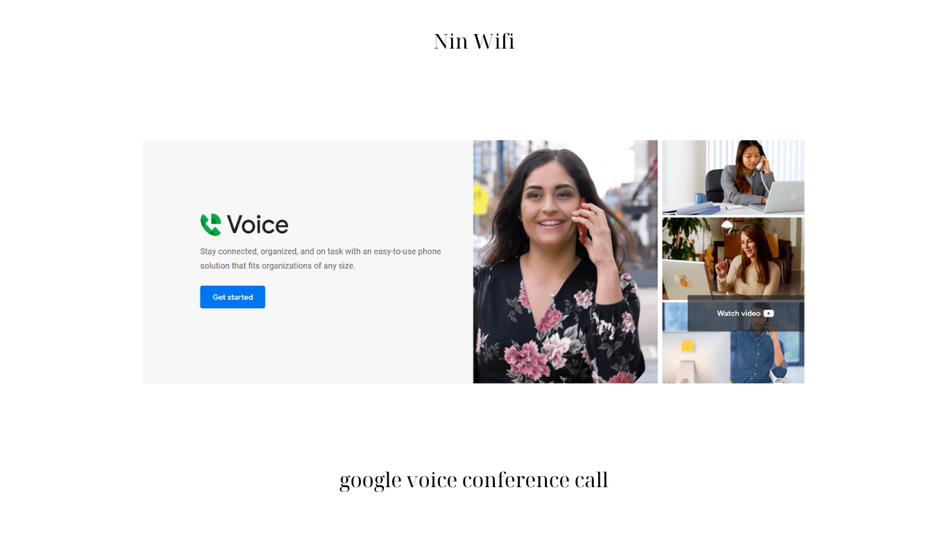 google voice conference call