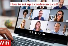 how to set up a conference call