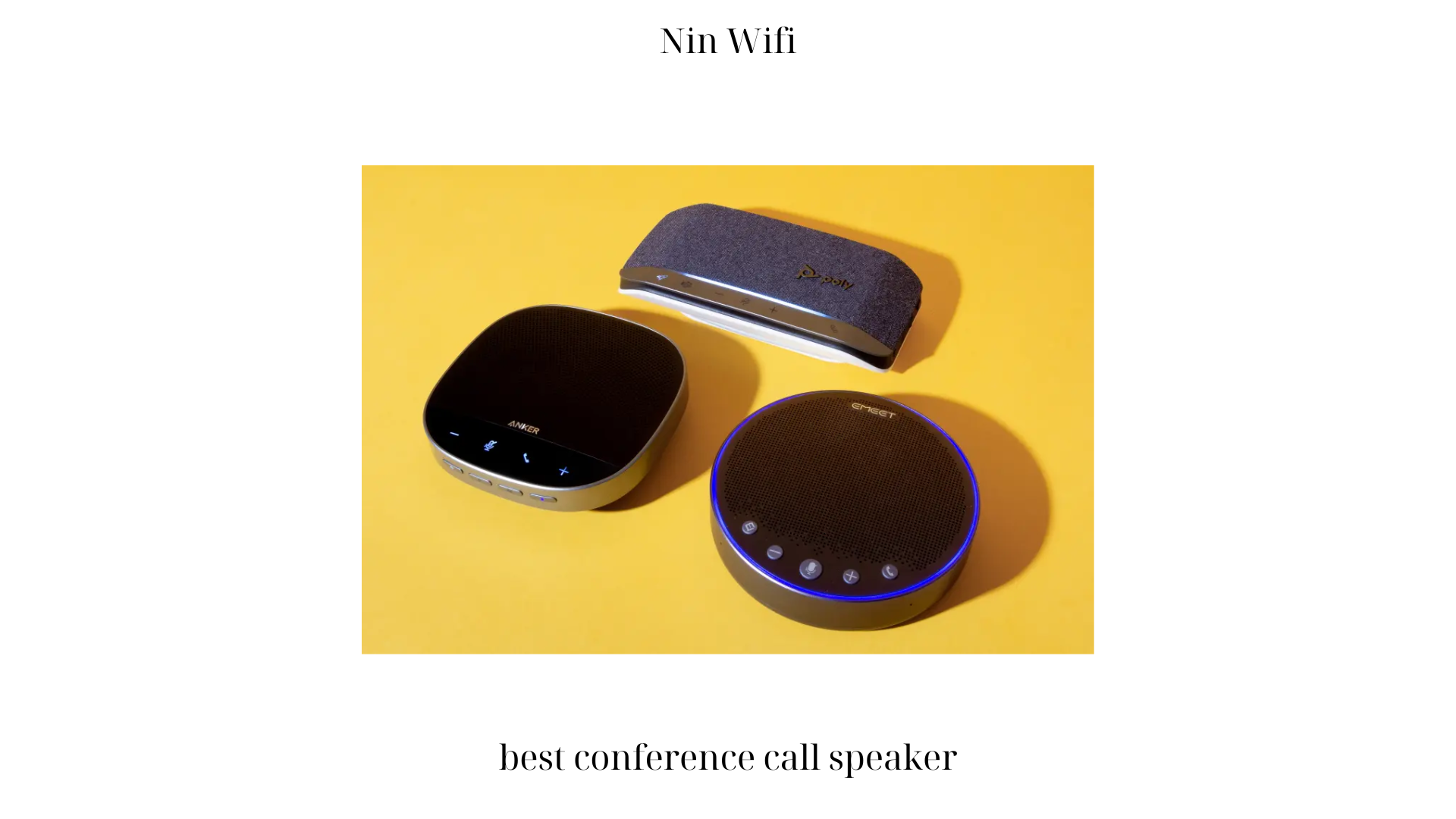 best conference call speaker