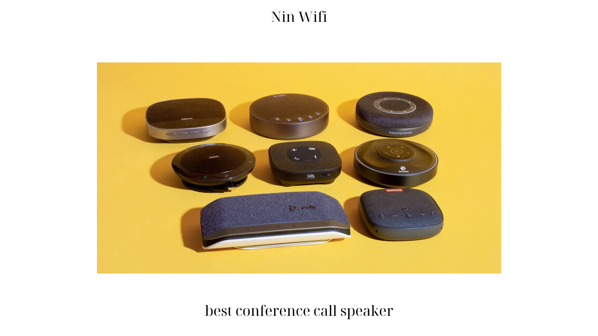 best conference call speaker