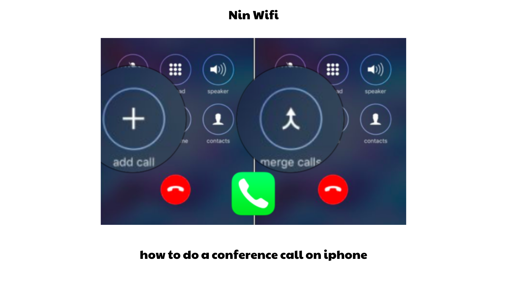 how to do a conference call on iphone